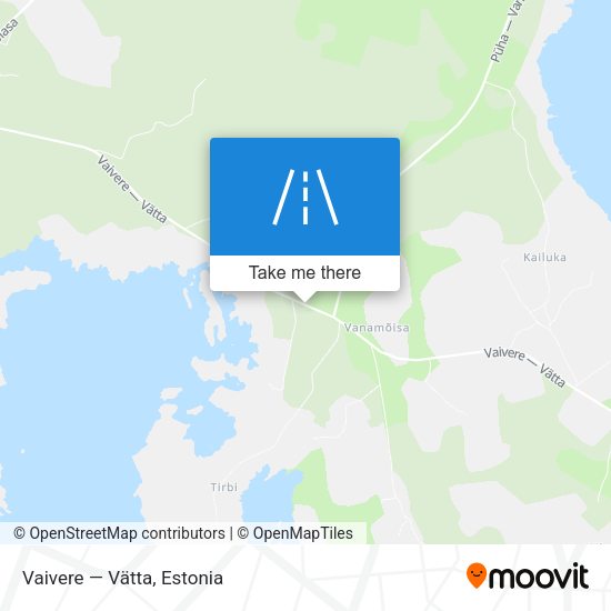 Vaivere — Vätta map