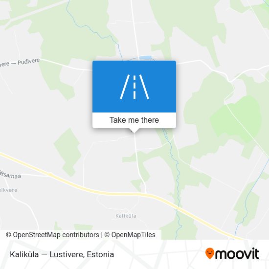 Kaliküla — Lustivere map