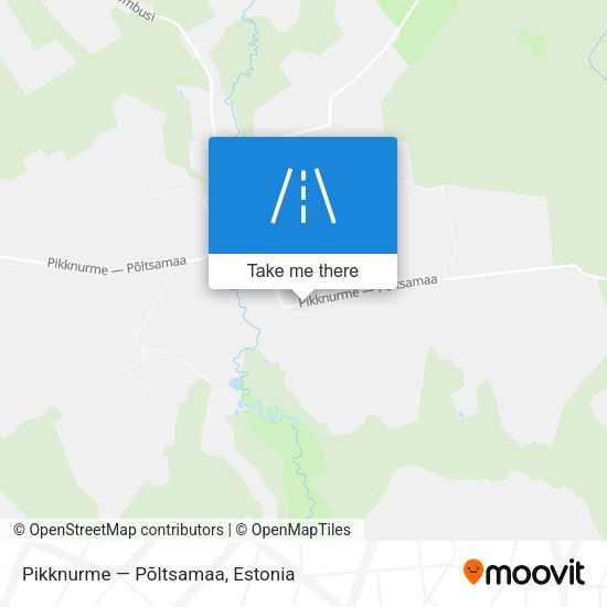 Pikknurme — Põltsamaa map