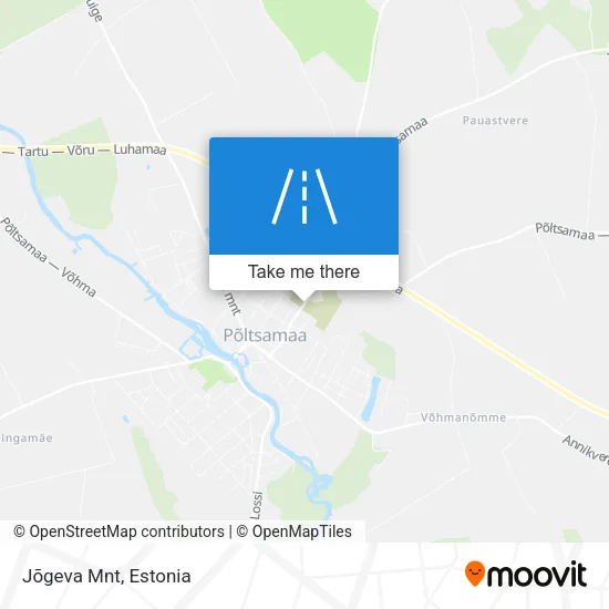 Карта Jõgeva Mnt