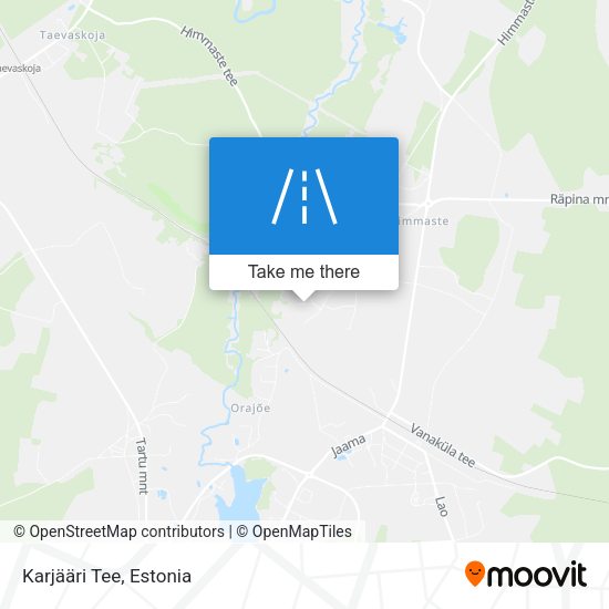 Karjääri Tee map