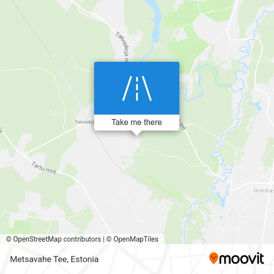 Карта Metsavahe Tee