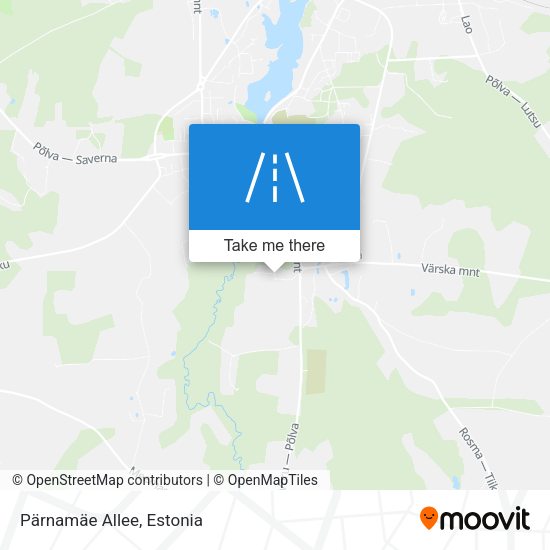 Pärnamäe Allee map