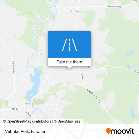 Карта Vabriku Põik