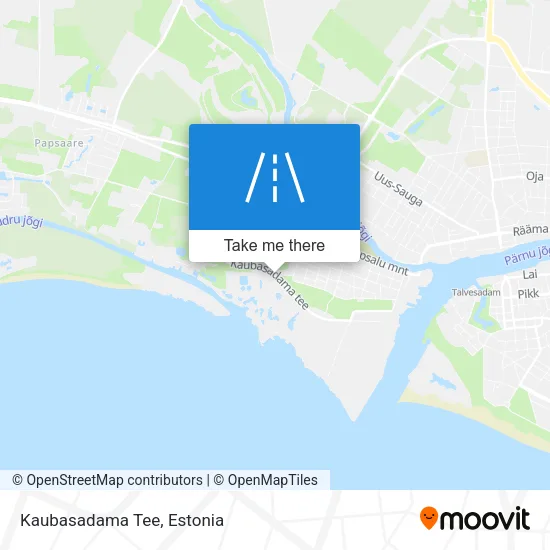 Карта Kaubasadama Tee