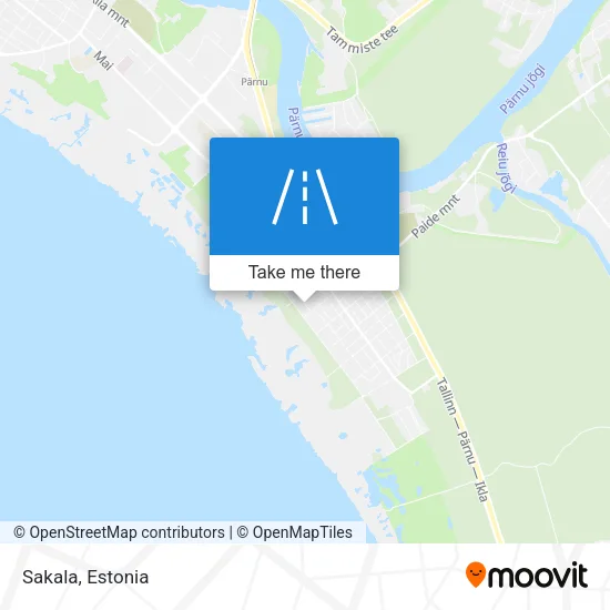 Карта Sakala