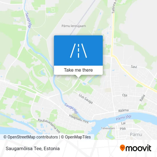 Карта Saugamõisa Tee