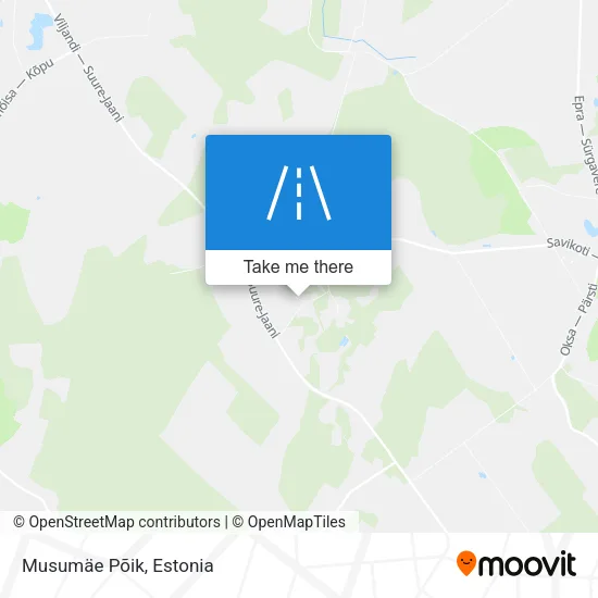 Карта Musumäe Põik