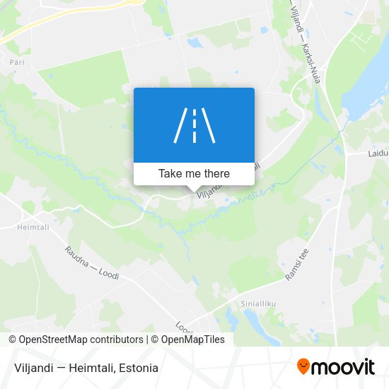 Viljandi — Heimtali map