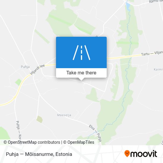 Puhja — Mõisanurme map