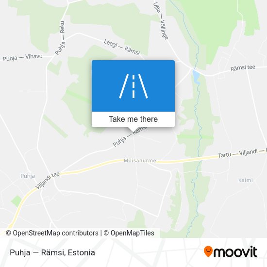 Puhja — Rämsi map