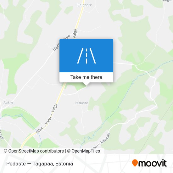 Pedaste — Tagapää map