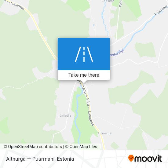 Altnurga — Puurmani map