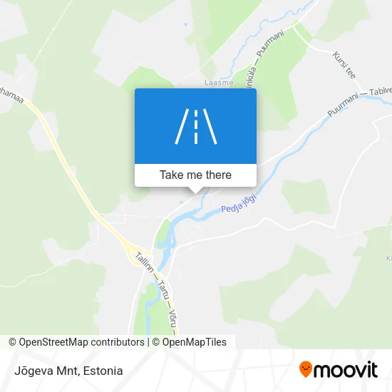 Карта Jõgeva Mnt