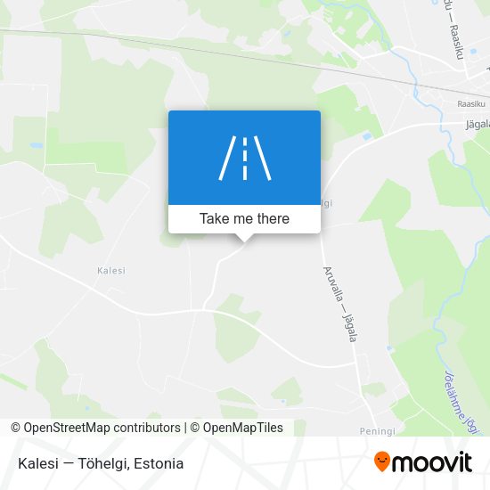 Kalesi — Töhelgi map