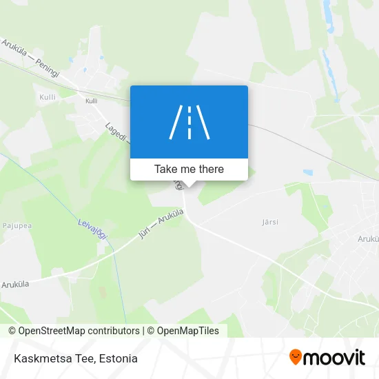 Карта Kaskmetsa Tee