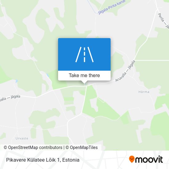 Pikavere Külatee Lõik 1 map