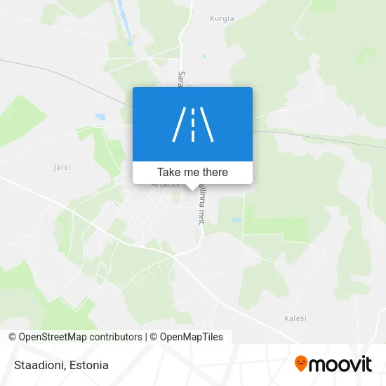 Карта Staadioni