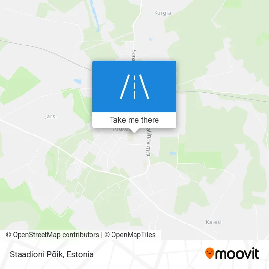 Карта Staadioni Põik