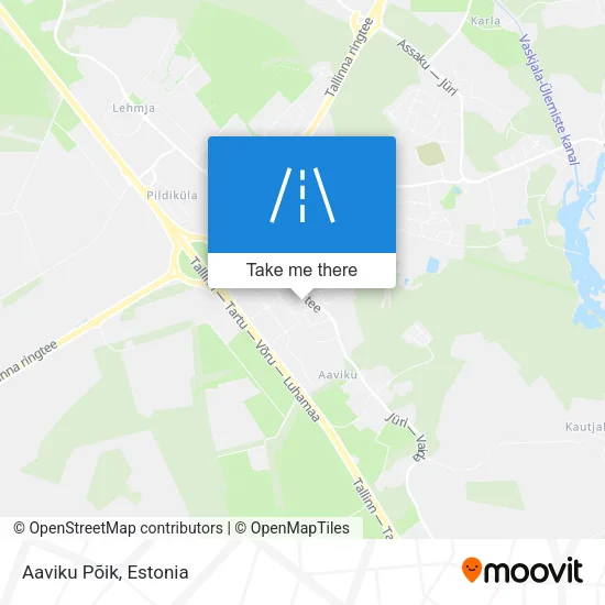 Карта Aaviku Põik