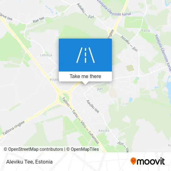 Aleviku Tee map