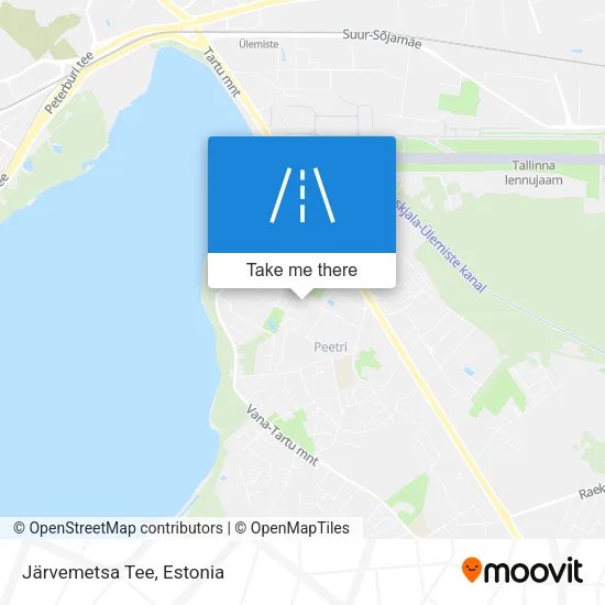 Järvemetsa Tee map