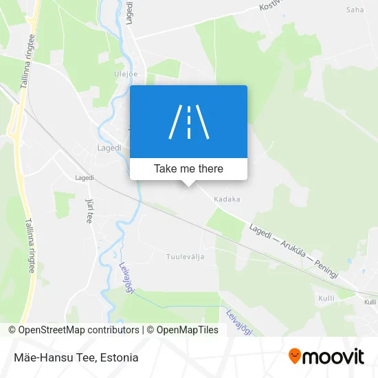 Mäe-Hansu Tee map
