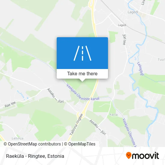 Карта Raeküla - Ringtee