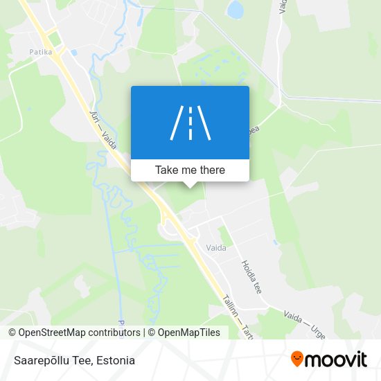 Карта Saarepõllu Tee