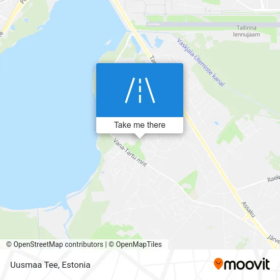 Карта Uusmaa Tee