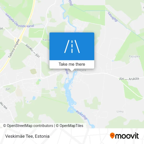 Карта Veskimäe Tee