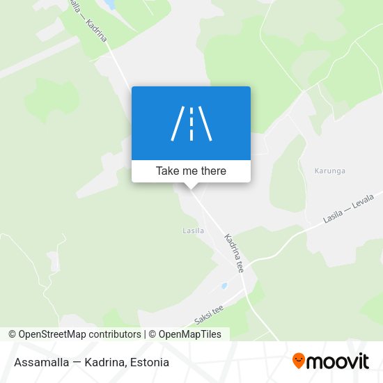 Assamalla — Kadrina map