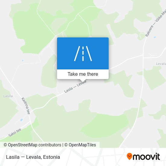 Lasila — Levala map