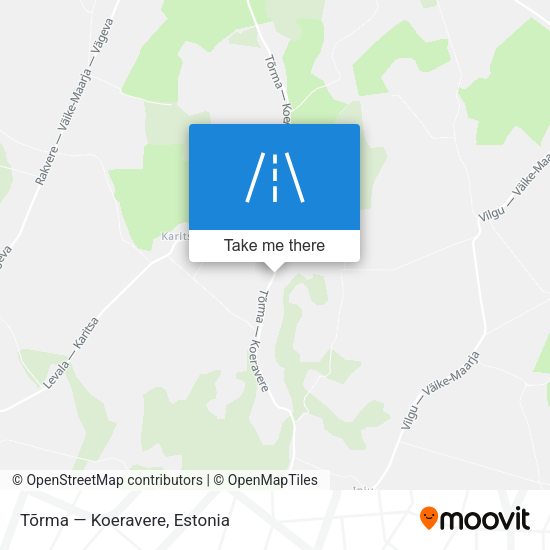 Tõrma — Koeravere map