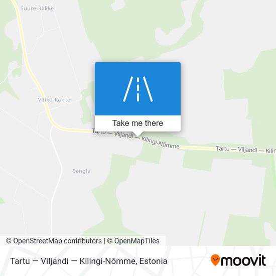 Tartu — Viljandi — Kilingi-Nõmme map