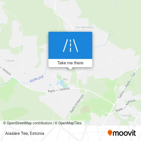Карта Aiaääre Tee