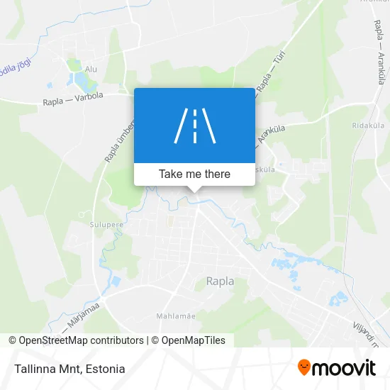 Карта Tallinna Mnt