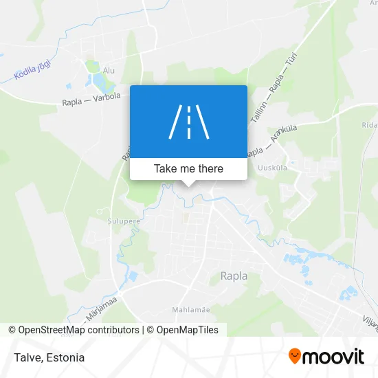 Карта Talve