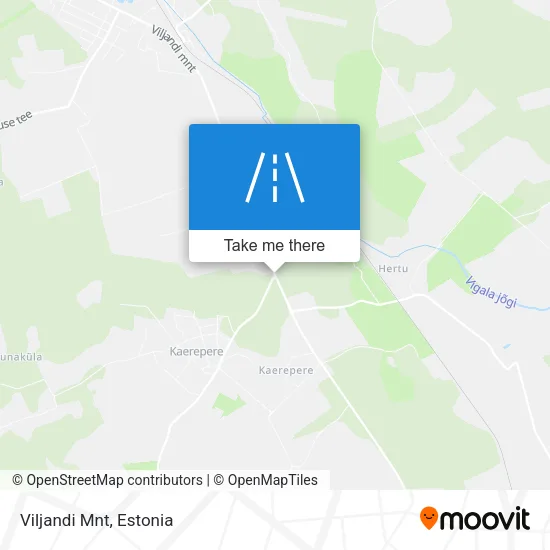 Карта Viljandi Mnt