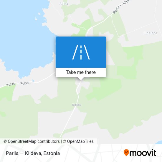 Parila — Kiideva map