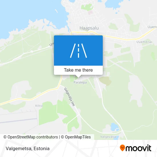 Карта Valgemetsa