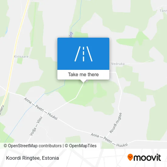 Карта Koordi Ringtee