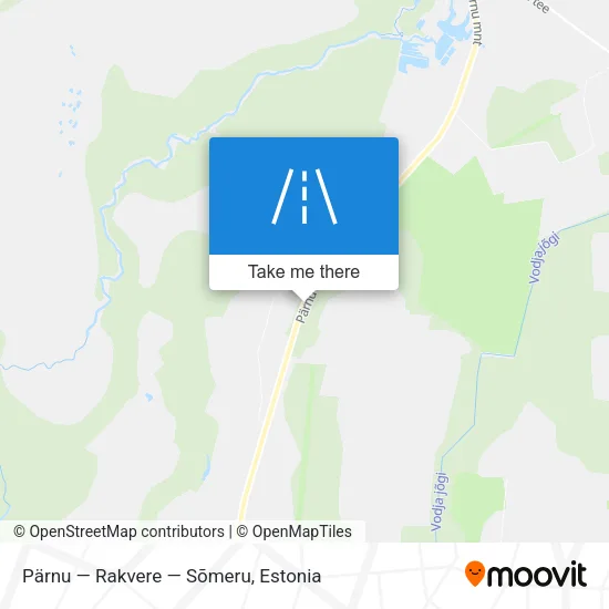 Карта Pärnu — Rakvere — Sõmeru