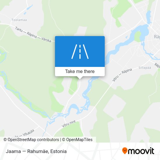 Jaama — Rahumäe map