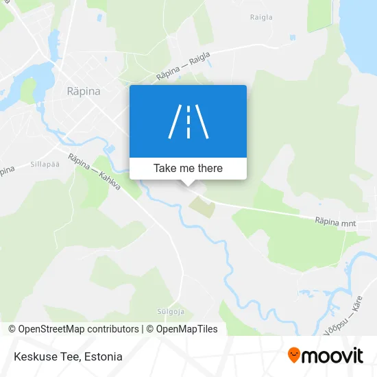 Карта Keskuse Tee