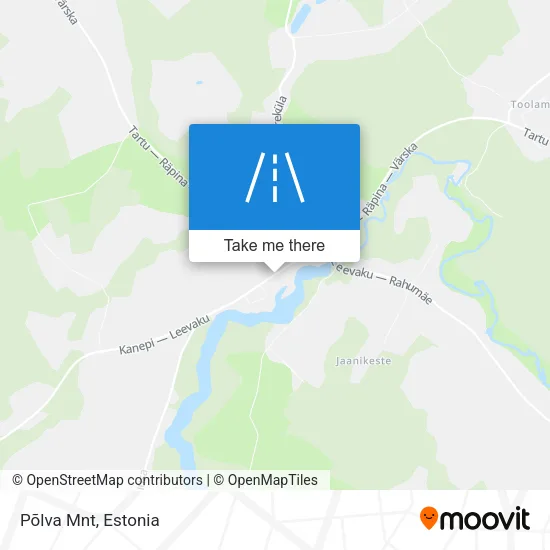 Карта Põlva Mnt