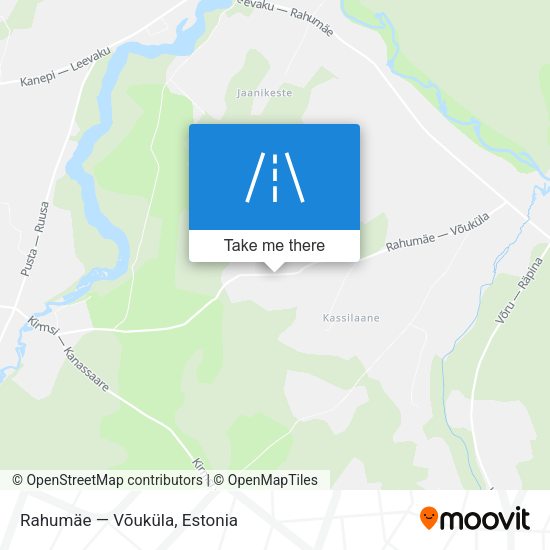 Rahumäe — Võuküla map