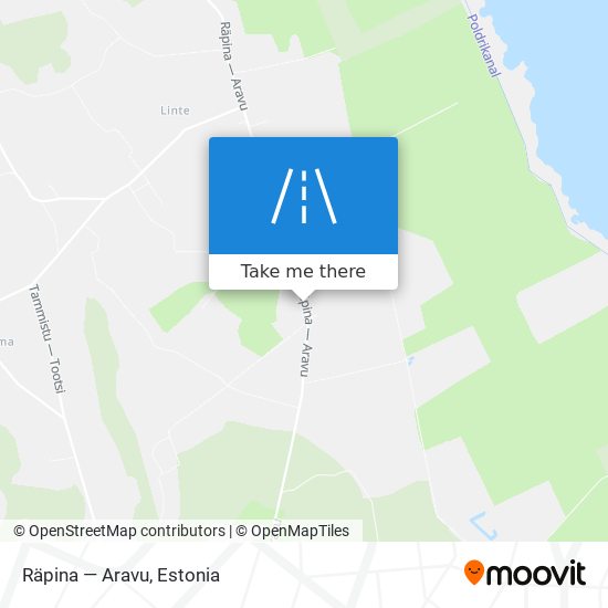 Räpina — Aravu map