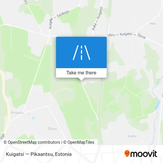 Карта Kuigatsi — Pikaantsu