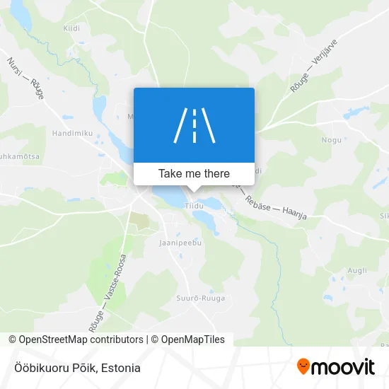 Карта Ööbikuoru Põik